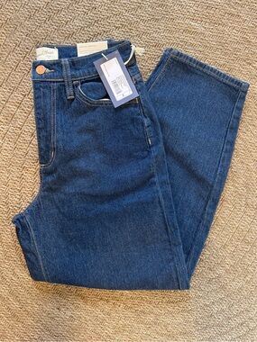 NWT Universal Thread Balloon Jean tapered leg vintage stretch dark wash size 2